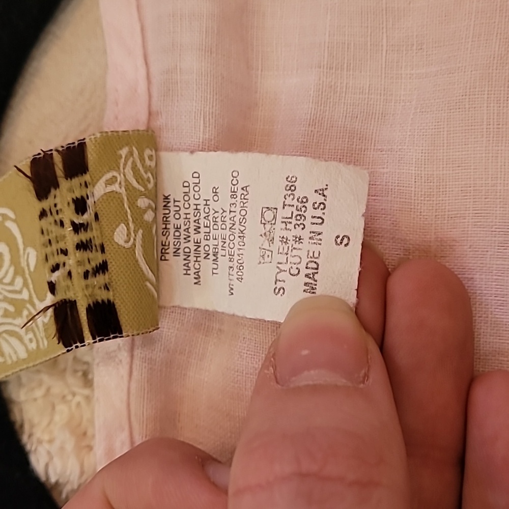 Vintage pink linen shirt - Picture 5 of 5
